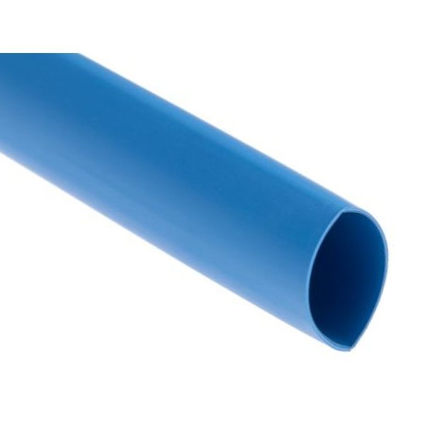 Kable Kontrol Kable Kontrol® 3:1 Heat Shrink Tubing - Dual Wall Adhesive Lined Polyolefin - 3/4" Inside Diameter - 4' Long Stick - Blue HS380-BL